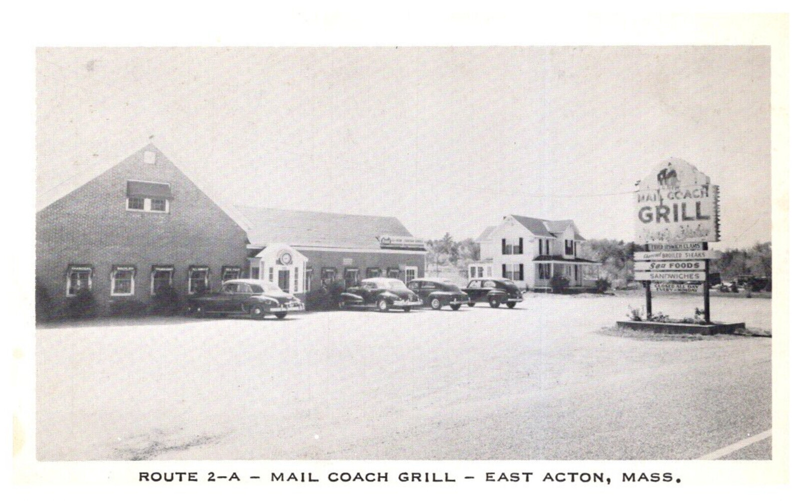 Massachusetts East Acton Mail Coach Grill | Topics - Hotels & Restaurants -  Hotels, Postcard / HipPostcard