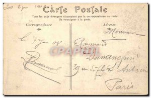 Old Postcard Moret The walls and the bridge