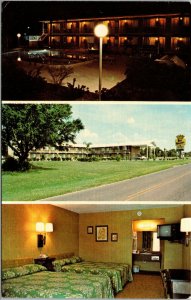 Vtg Zephyrhills Florida FL Best Western Hotel Multi View 1970s Postcard