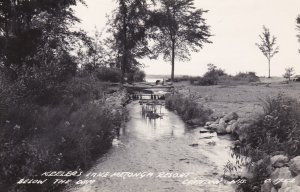 Wisconsin Crandon Keeler's Lake Metonga Resort Below The Dam Real Photo