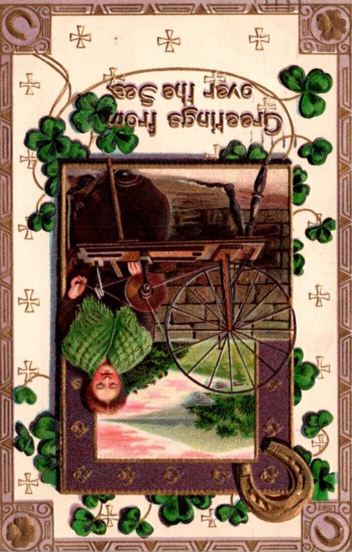 Ireland Greetings From Over The Sea 1911