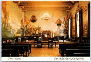 Postcard - Courthouse - Santa Barbara, California