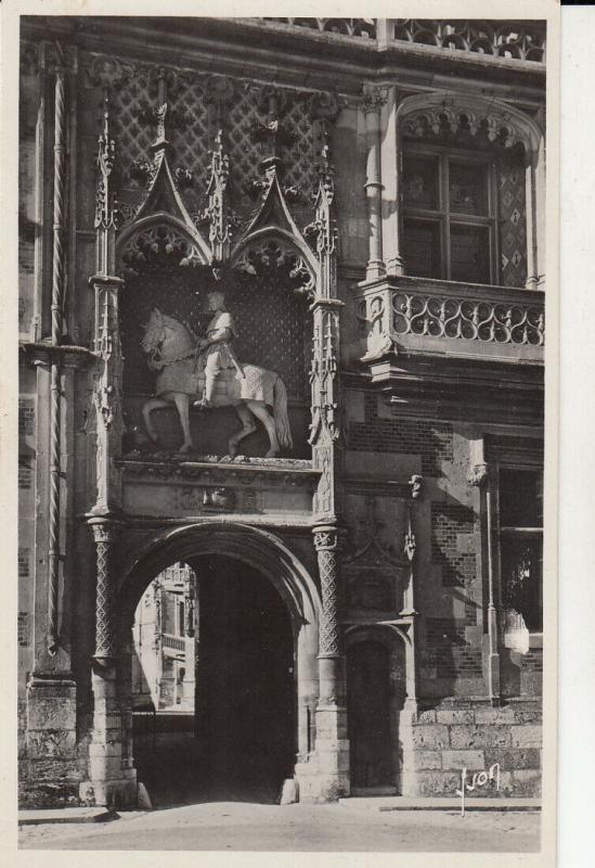 France Blois castle real photo postcard