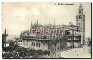 Old Postcard Sevilla Catedral