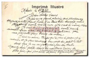 Postcard Old Felin Lion Morocco