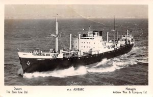 MV Ashbank Bank Line Ship Unused 