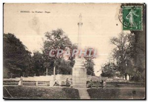 Old Postcard Rennes Tabor Papu