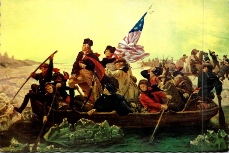 History American Revolution Bicentennial 1776-1976 Washington Crossing The De...