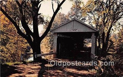 Covered Bridge, Austinburg Township Ashtabula County, Ohio, USA Beach Scene, ...