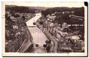Old Postcard Morlaix Prespective Basin afloat viaduct taking view