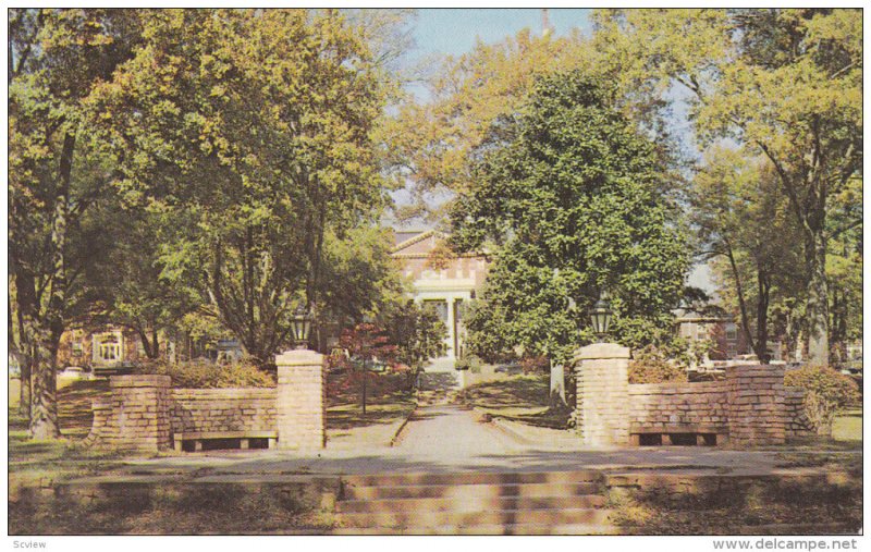 Anderson College Entrance , ANDERSON , South Carolina , 50-60s