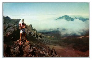 Haleakala House Of The Sun Extinct Crater HI Vintage Standard View Postcard