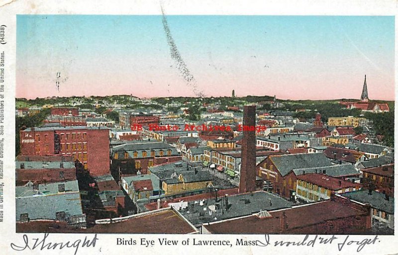 MA, Lawrence, Massachusetts, Bird's Eye View, Copper Windows,Reichner Bros