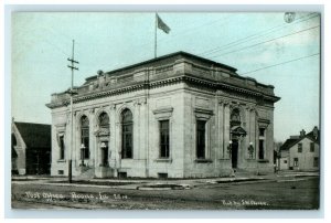 c1910's Post Office Street View Boone Iowa IA Unposted Antique Postcard 