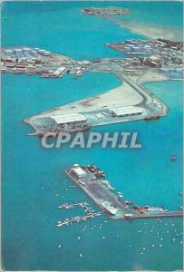 CPM Vue aerienne du portet l escale nautique Djibouti