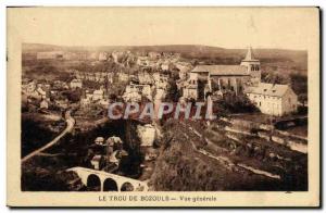 Old Postcard From The Hole Bozouls General view