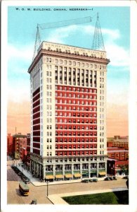 Omaha, NE Nebraska  W.O.W. BUILIDNG  Woodmen of World~Fratrnal ca1920's Postcard