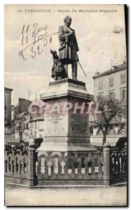 Old Postcard Perigueux Statue Marechat Bugeaud