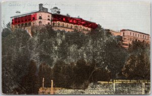 Castle Of Chapultepec City Of Mexico Suburb City View Of Sourrounding Postcard