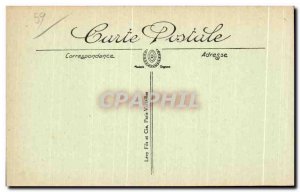 Dunkirk - Basin Trade boats - Old Postcard