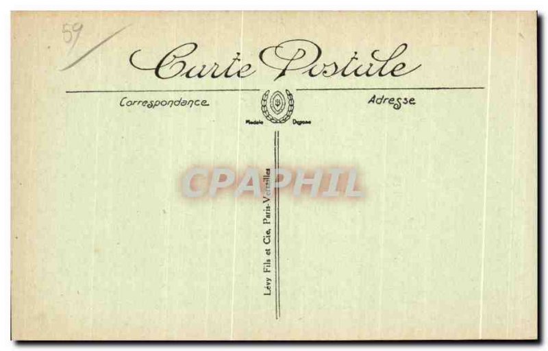 Dunkirk - Basin Trade boats - Old Postcard