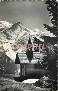 Modern Postcard In the Mont Blanc Sometimes small Chapels of the Way of the M...