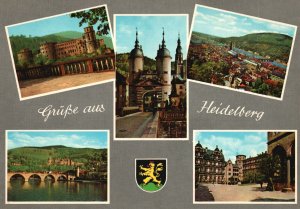 Postcard Grube Aus Heidelberg Greetings from Heidelberg Germany