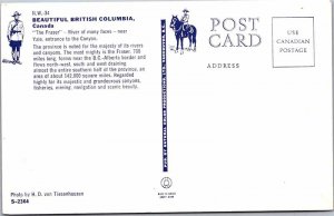 Postcard MOUNTAIN SCENE Yale British Columbia BC AK9792
