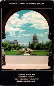 Downtown Toronto Ontario Canada Parliament Building View DB Postcard