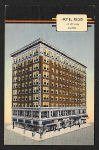 Hotel Regis Building Omaha NE Unused c1930s