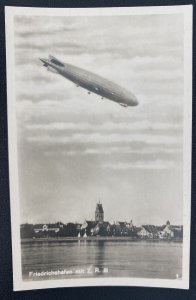 Mint Germany Real Picture Postcard Zeppelin ZR III In Friedrichshafen