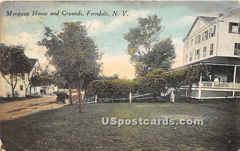 Mongaup House and Grounds Ferndale NY 1917