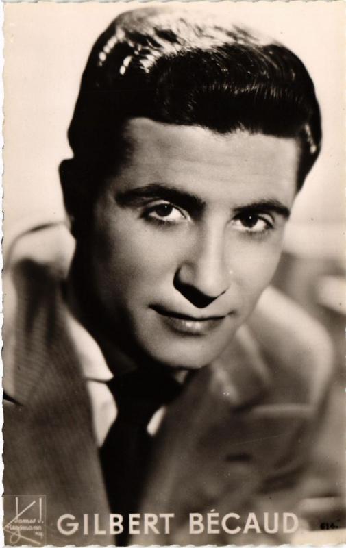 CPA AK GILBERT BECAUD . Film Star Cinema (465502)