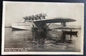 Mint Germany Real Picture Postcard Giant Dornier Flying Boat Do X