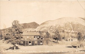 J38/ Russel Colorado RPPC Postcard c1950s Laveta Pass Lone Pine Inn 289