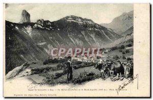 Old Postcard Line of Grenoble Gap St Michel des Portes and Mont Aiguille (2097m)