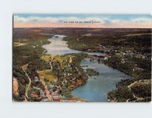 Postcard Air View Of St. Croix Valley, Interstate Park