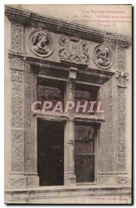 Old Postcard The Pyrenees Pau Window Renaissance in the court of honor of the...