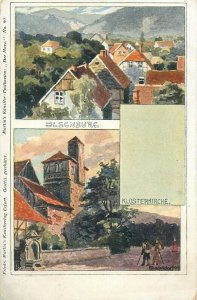 Germany Ilsenburg Saxony-Anhalt Martin`s Kunstler-Postkarte  Der Harz  1899 