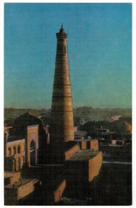 Uzbekistan 1970 Unused Postcard Khiva Architecture Madrasa Minaret