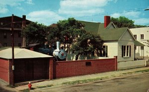 VINTAGE POSTCARD RAILROAD MUSEUM AT HOME OF CASEY JONES AT JACKSON TENNESSEE