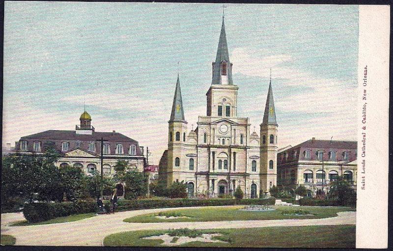 St Louis Cathedral New Orleans Louisiana unused c1905