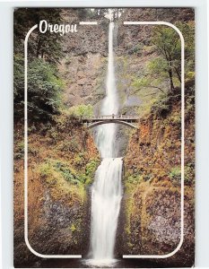 Postcard Multnomah Falls Oregon USA