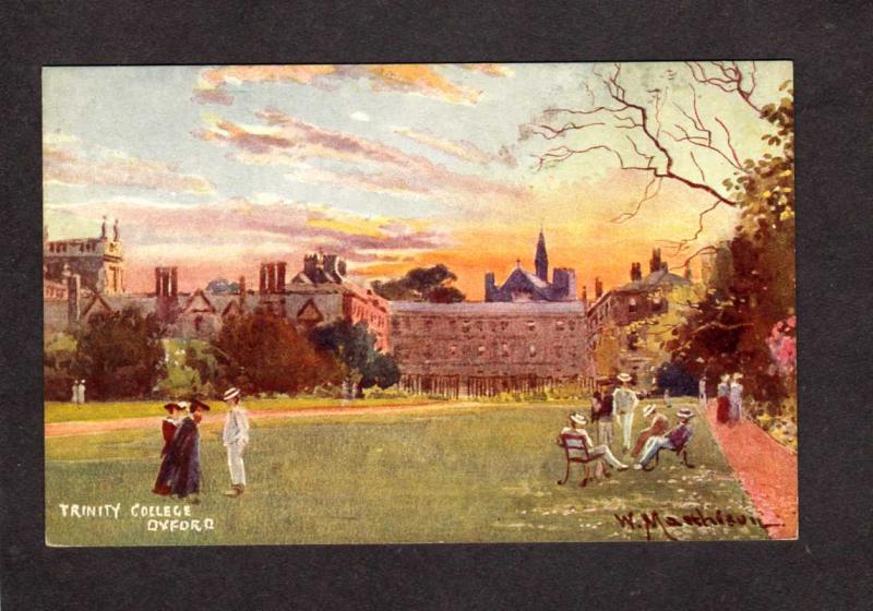 UK Trinity College Oxford University England United Kingdom British Postcard