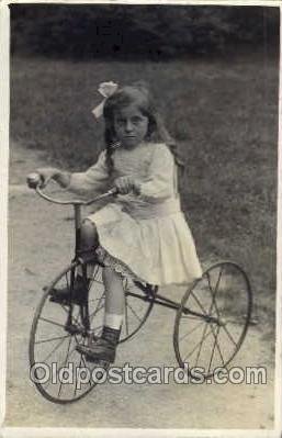 Chidren on Bicycles, tricycles Unused 