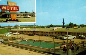 Indiana Lafayette The Devon Plaza Motel 1961