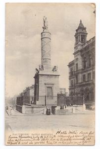 Baltimore MD Battle Monument 1905 Antique Tuck Postcard UDB