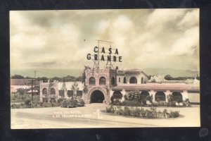 RPPC VALDES SLP MEXICO CASA GRANDE ADVERTISING VINTAGE REAL PHOTO POSTCARD