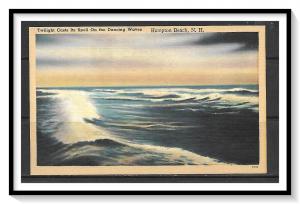 New Hampshire, Hampton Beach - Twilight On The Dancing Waves - [NH-071]