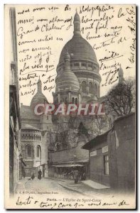 Old Postcard Paris L & # 39Eglise Sacre Coeur